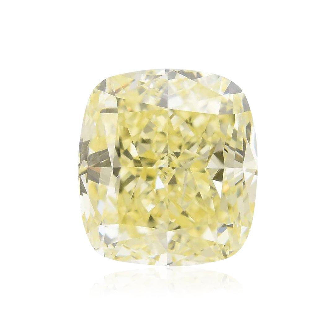 2.02 Carat Fancy Yellow Cushion Diamond SI2 GIA