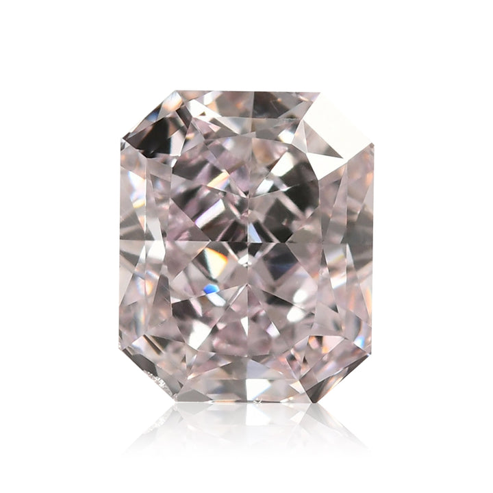 0.50 Carat Light Pink Radiant Diamond SI1 GIA
