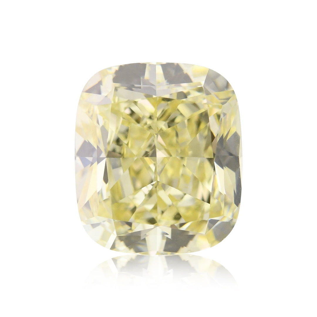 2.13 Carat Fancy Yellow Cushion Diamond VS2 GIA