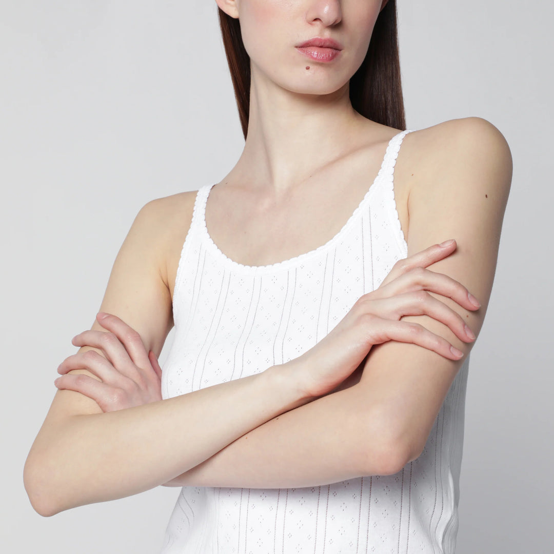 Róhe - White organic cotton tank top