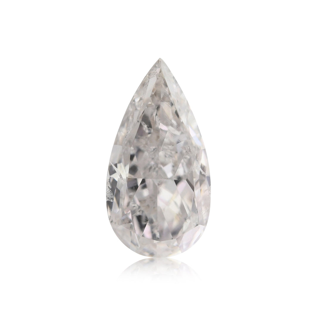 1.18 Carat Faint Pink Pear Diamond (I1) GIA