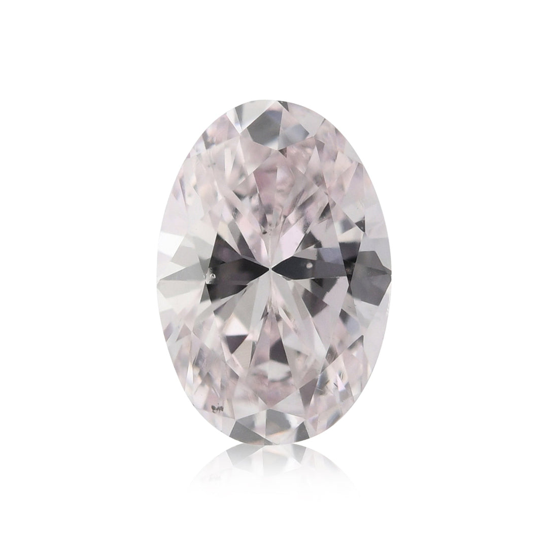 0.42 Carat Light Pink Oval Diamond VS2 GIA