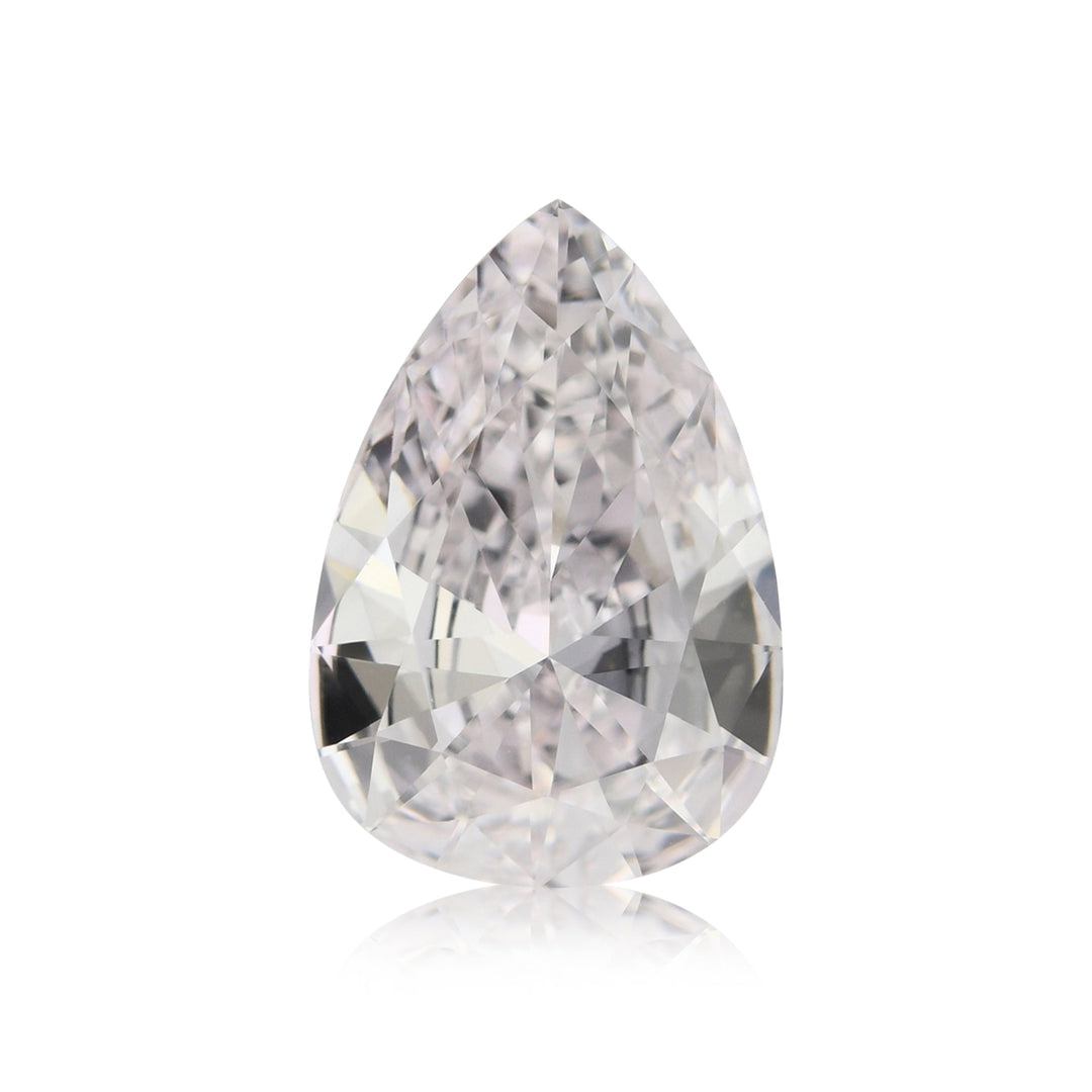 1.36 Carat Light Pink Pear Diamond VVS1 GIA