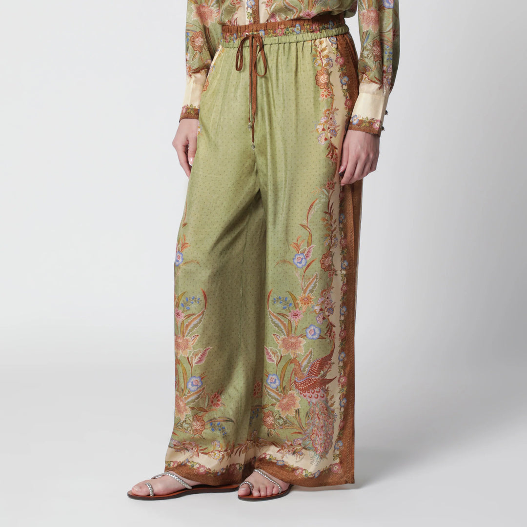 ZIMMERMANN - Indra Relaxed trousers with floral print