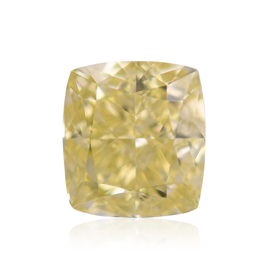 1.11 Carat Fancy Yellow Cushion Diamond VS2 GIA