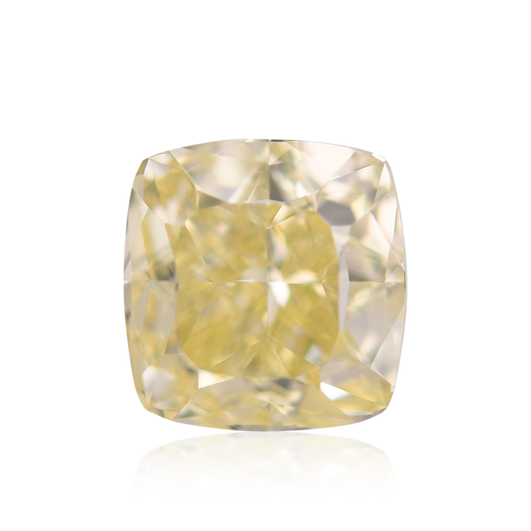1.51 Carat Fancy Yellow Cushion Diamond VS1 GIA