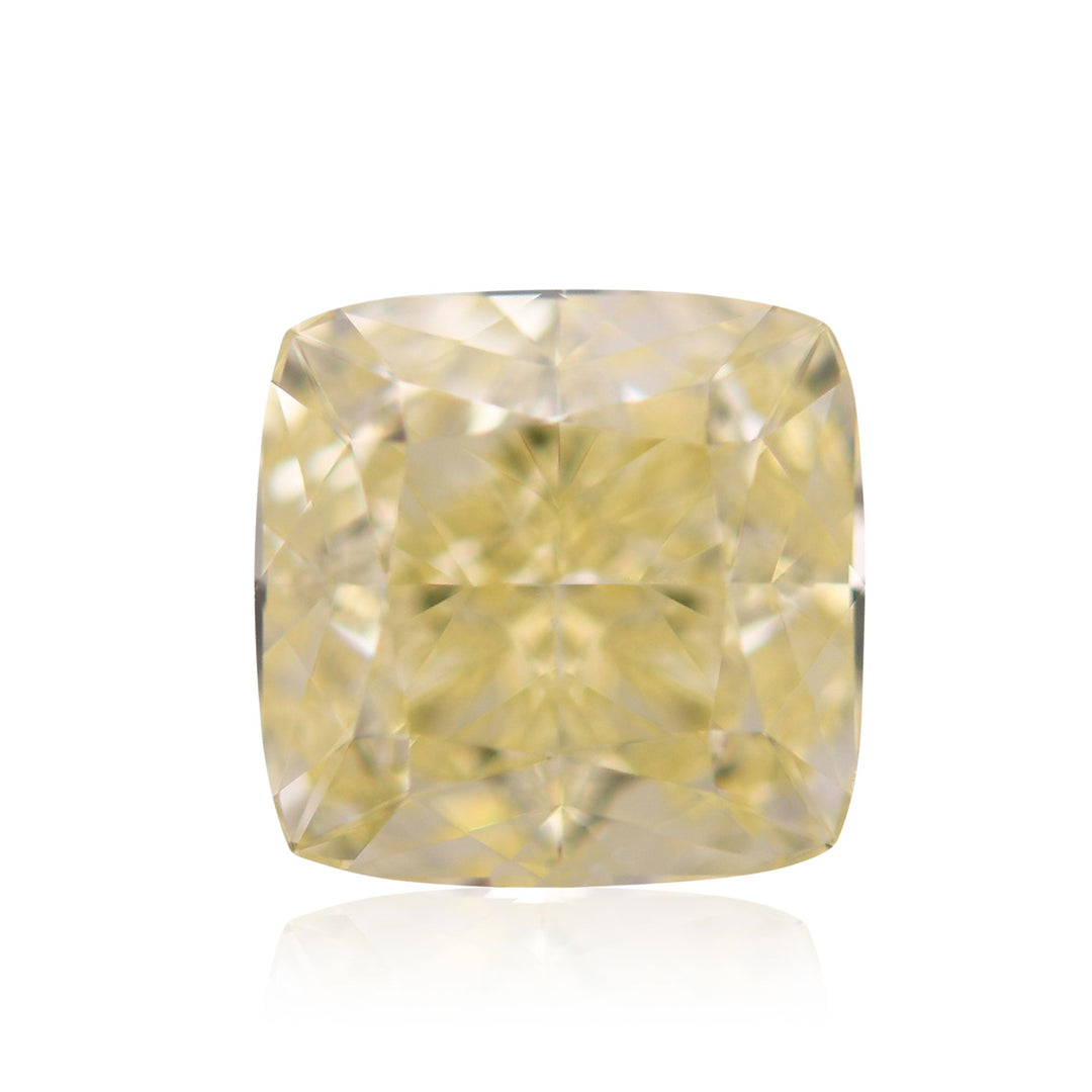 1.68 Carat Fancy Yellow Cushion Diamond VS1 GIA
