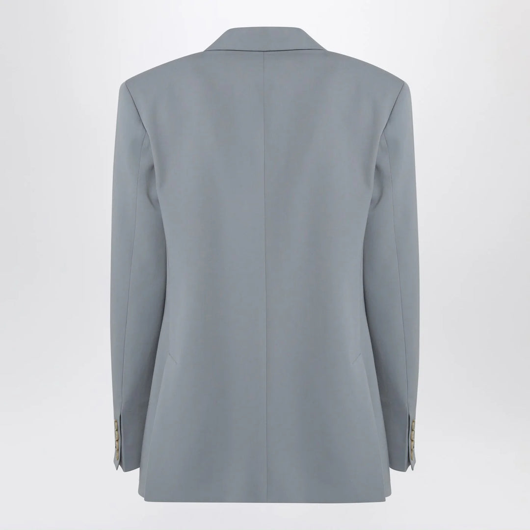 Stella McCartney - Light grey wool double-breasted jacket