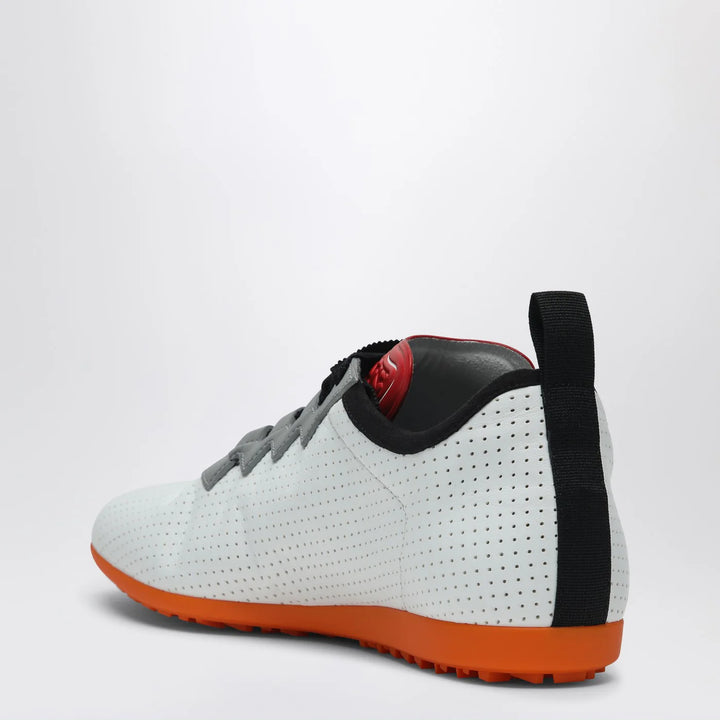 Valentino Garavani - White perforated nappa leather Chromathon Sneakers