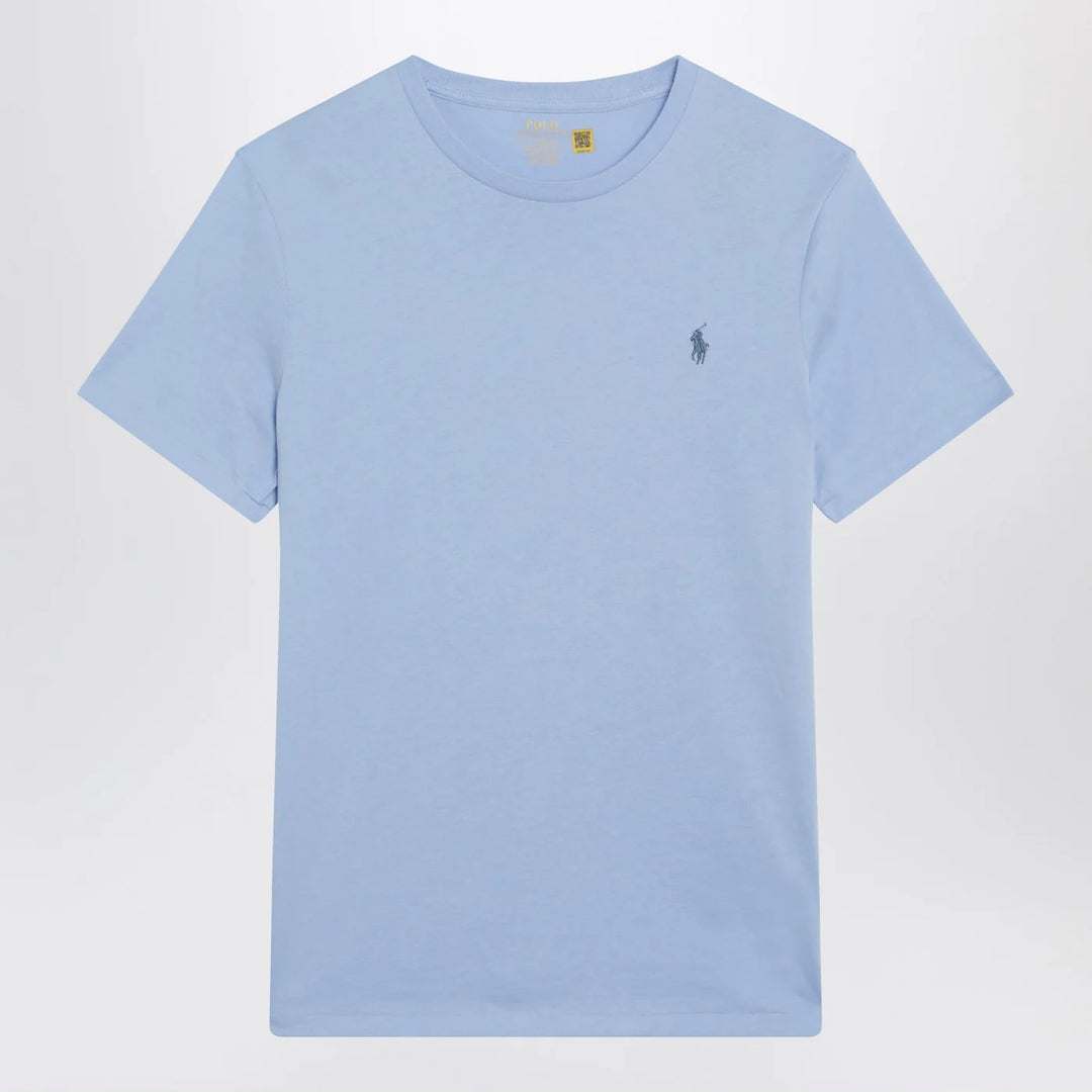 Polo Ralph Lauren - Light blue Custom Slim-Fit cotton T-shirt