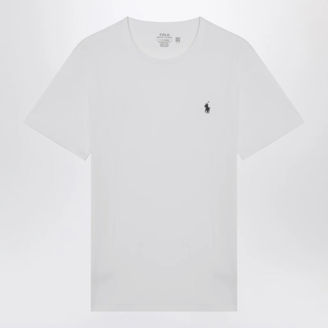Polo Ralph Lauren - T-shirt white in cotton Custom Slim-Fit