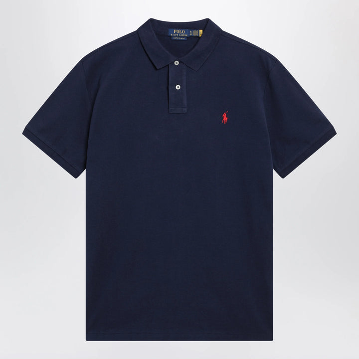 Polo Ralph Lauren - Navy cotton Custom Slim-Fit polo shirt