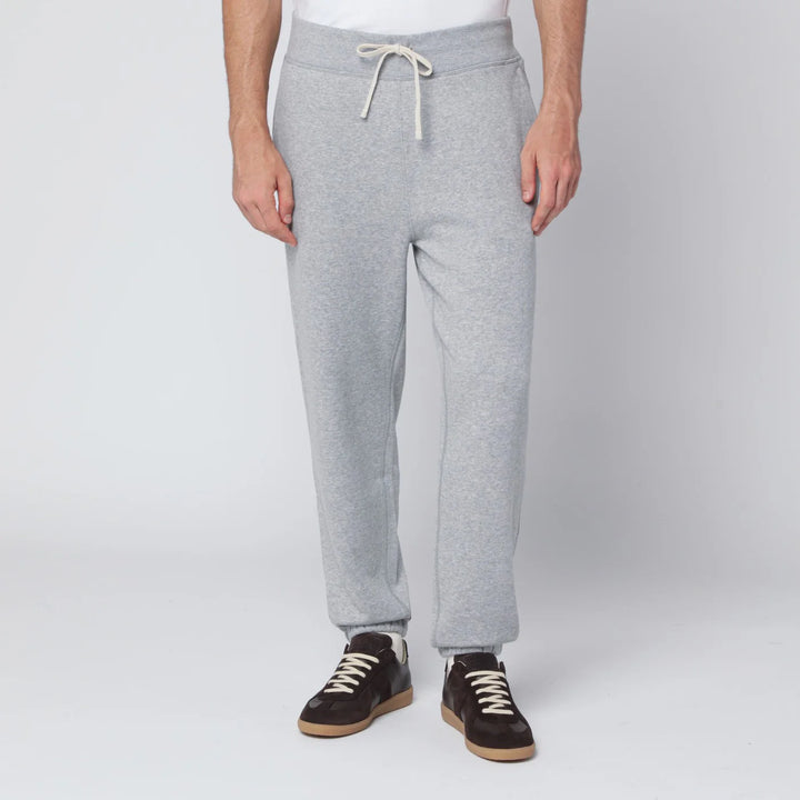 Polo Ralph Lauren - Grey cotton-blend jogging trousers