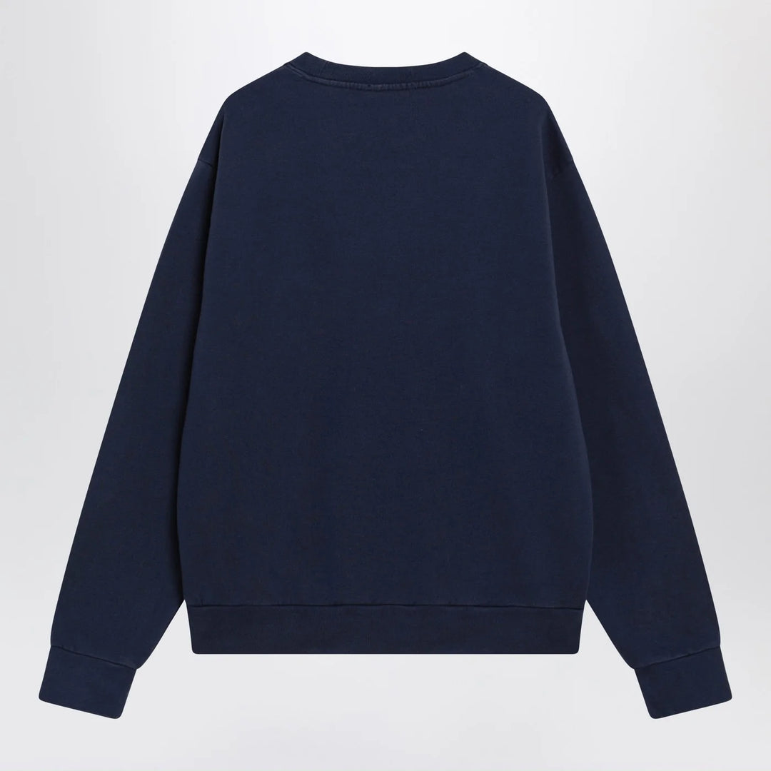 Polo Ralph Lauren - Navy blue cotton crew-neck sweatshirt