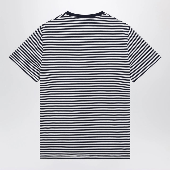 Polo Ralph Lauren - White/Navy striped Custom Slim-Fit T-shirt