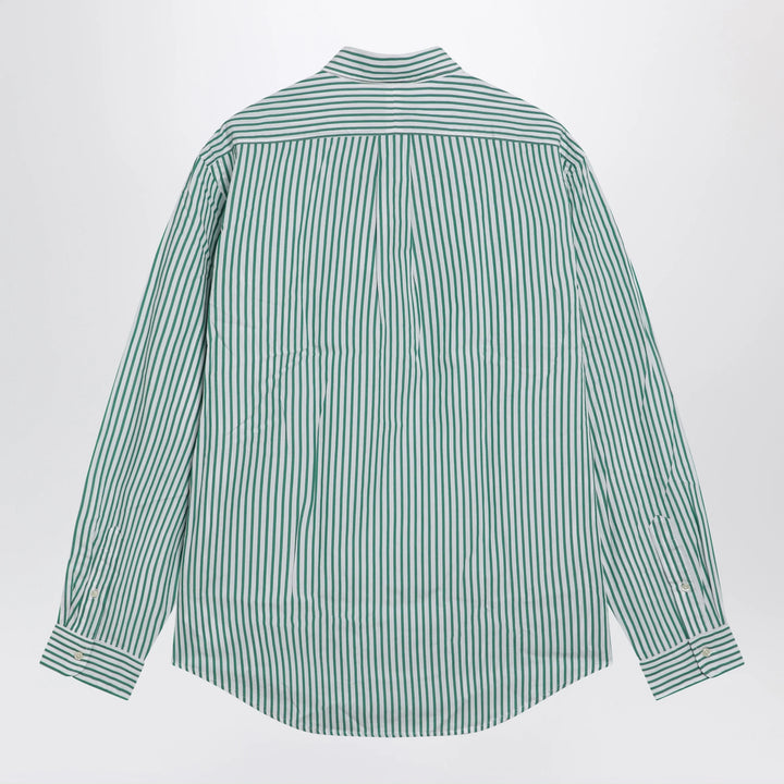 Polo Ralph Lauren - White/green striped Custom-Fit shirt