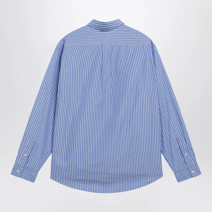 Polo Ralph Lauren - White/blue striped Custom-Fit poplin shirt
