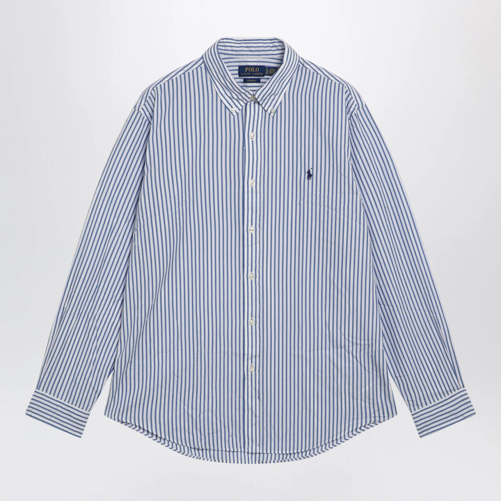 Polo Ralph Lauren - White/blue striped Custom-Fit shirt