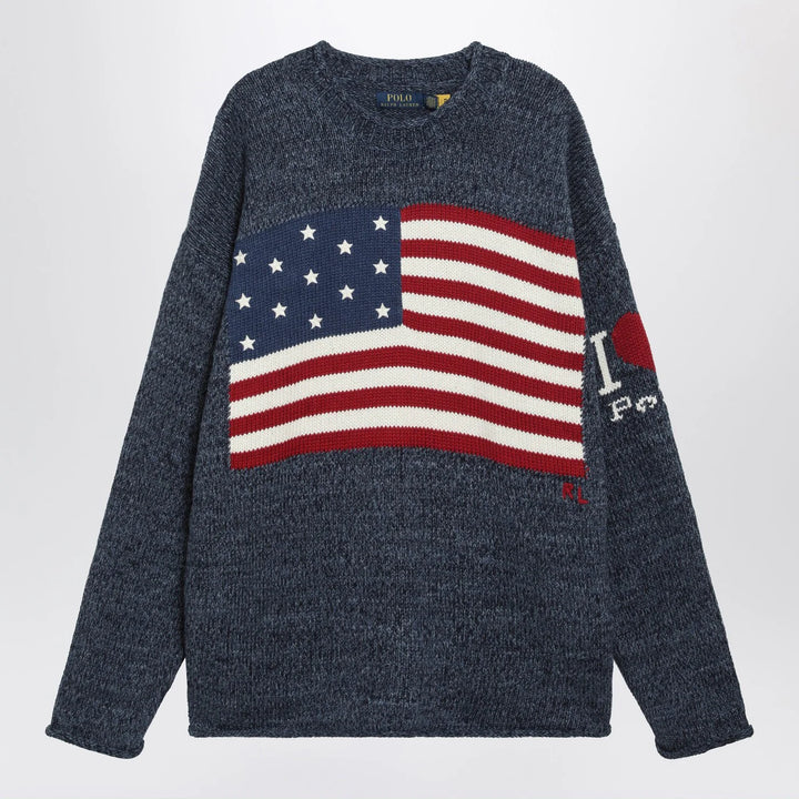 Polo Ralph Lauren - Regular-fit “I Love Polo” flag sweater
