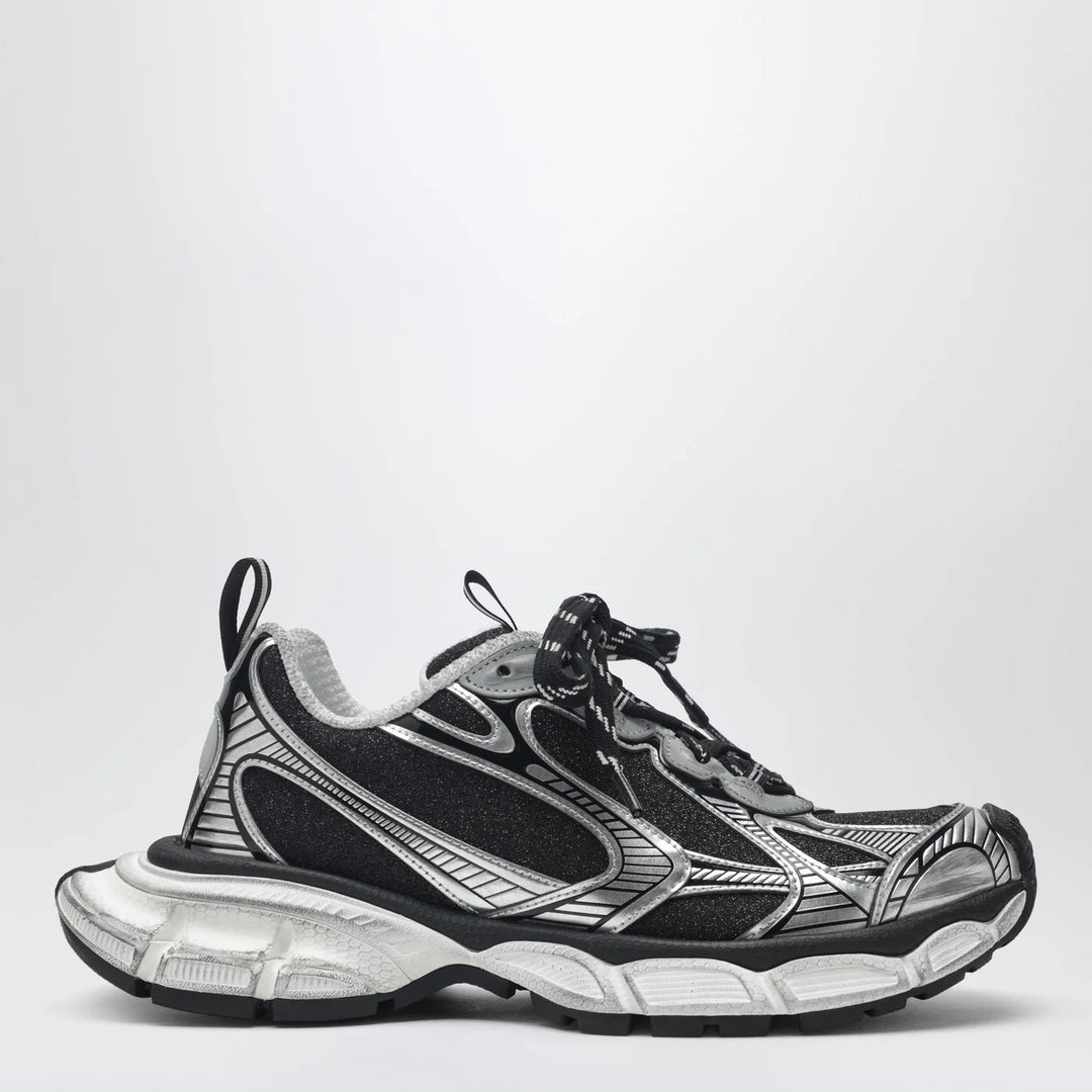 Balenciaga - 3XL Sneakers in black and silver with glitter