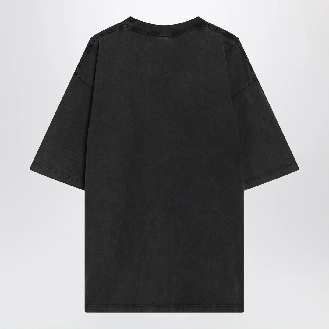 Balenciaga - Black faded Crayon Loop oversize T-shirt
