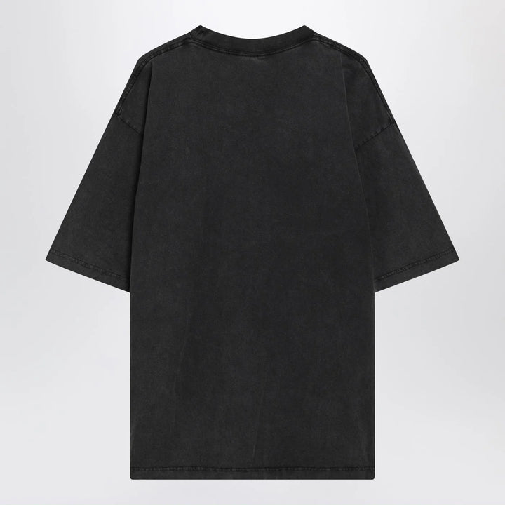 Balenciaga - Black faded Crayon Loop oversize T-shirt