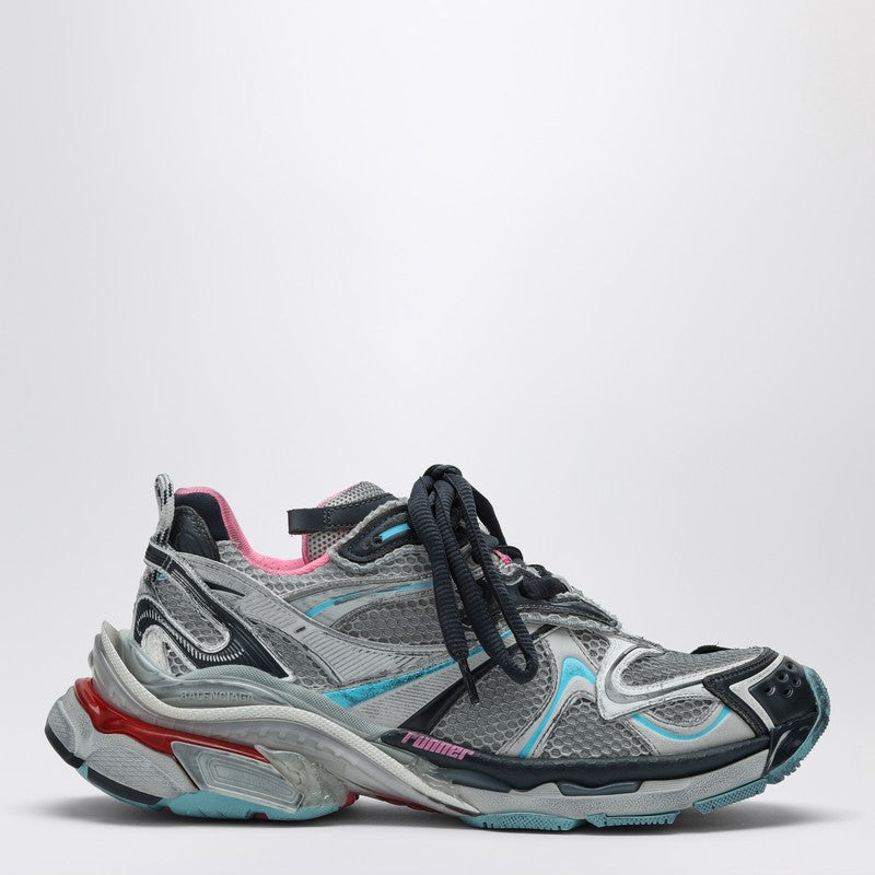 Balenciaga - Runner 2.0 grey/blue/pink sneaker - 39 IT