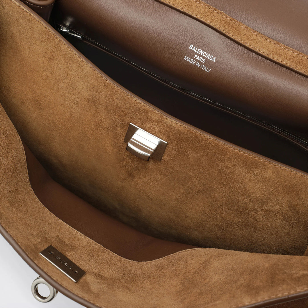 Balenciaga - Rodeo medium beige suede bag