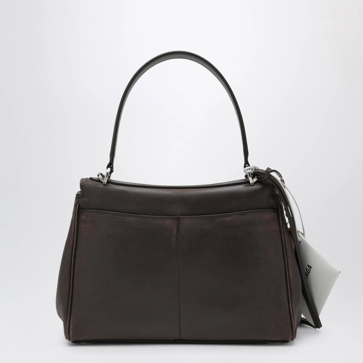 Balenciaga - Small Rodeo bag in calfskin leather, espresso