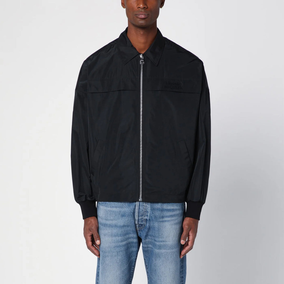 Alexander McQueen - Lightweight zipped jacket black