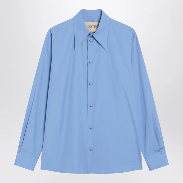Valentino - Light blue cotton shirt