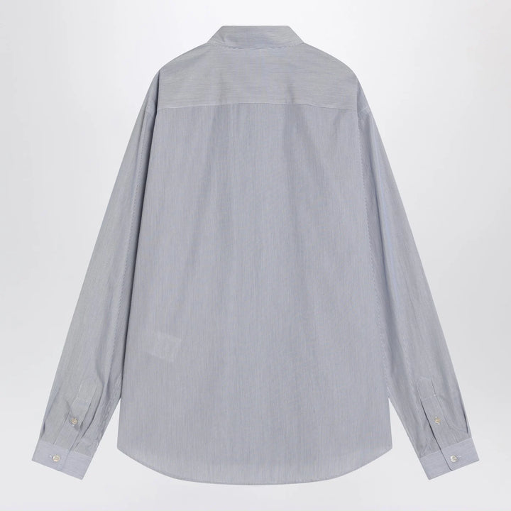 Valentino - Light blue cotton shirt with logo