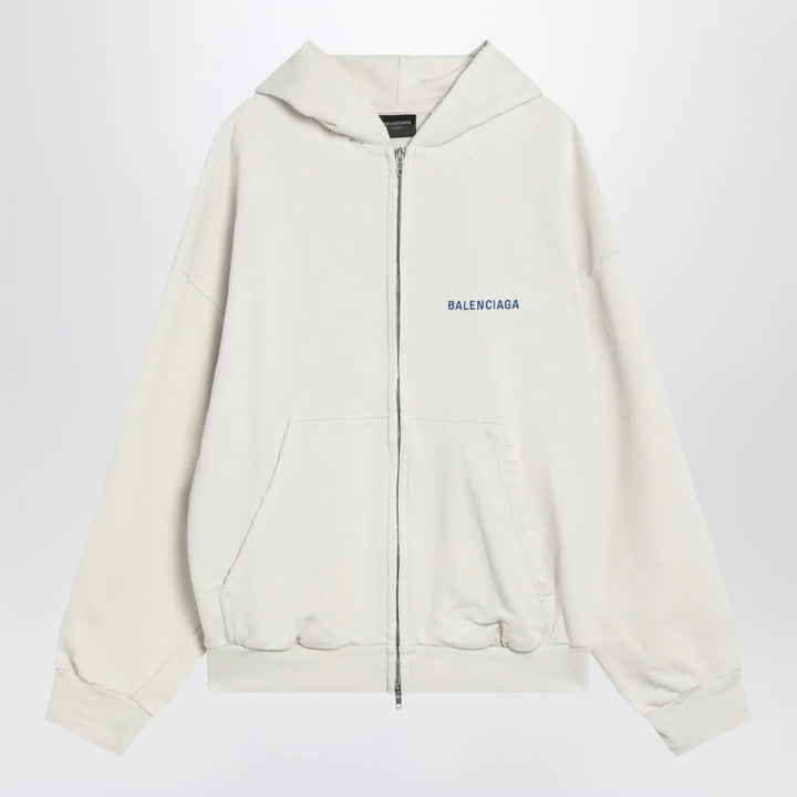 Balenciaga - White Balenciaga Back sweatshirt Regular Fit
