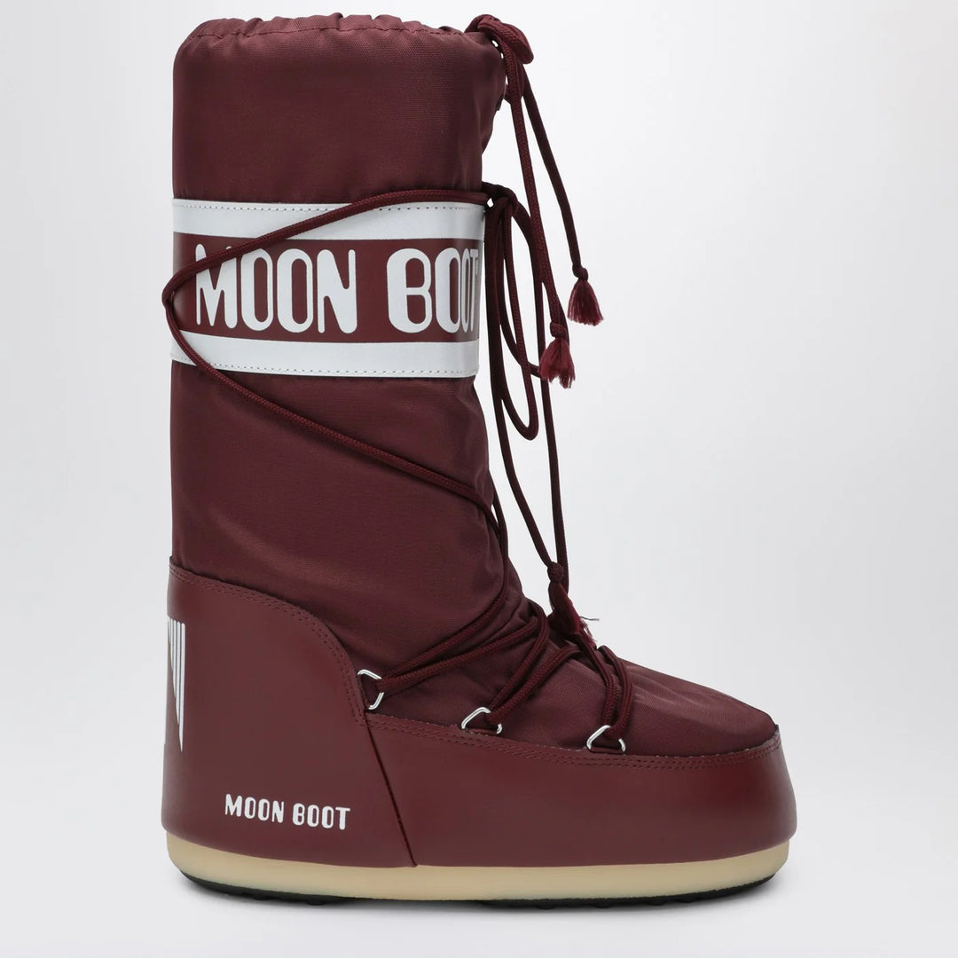 Moon Boot - Bordeaux Icon boot in nylon