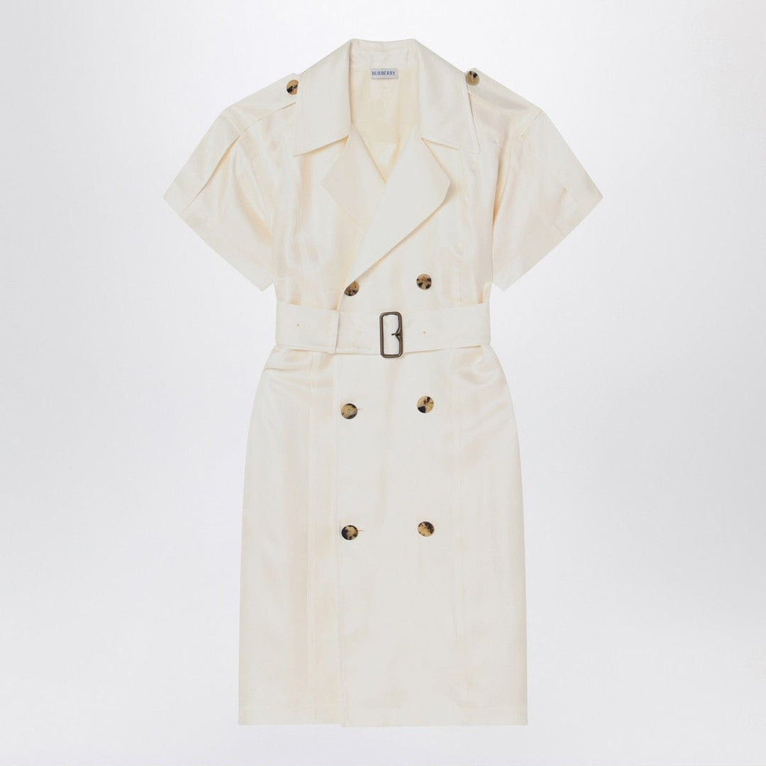 Coats 6 Burberry Ivory trench dress in viscose Brand
