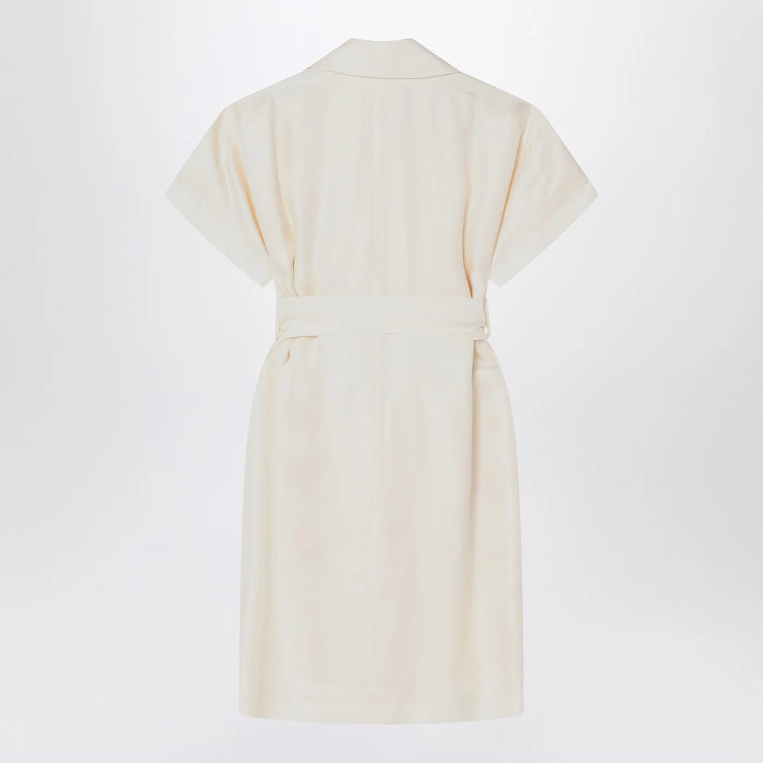 Burberry - Ivory trench dress in viscose