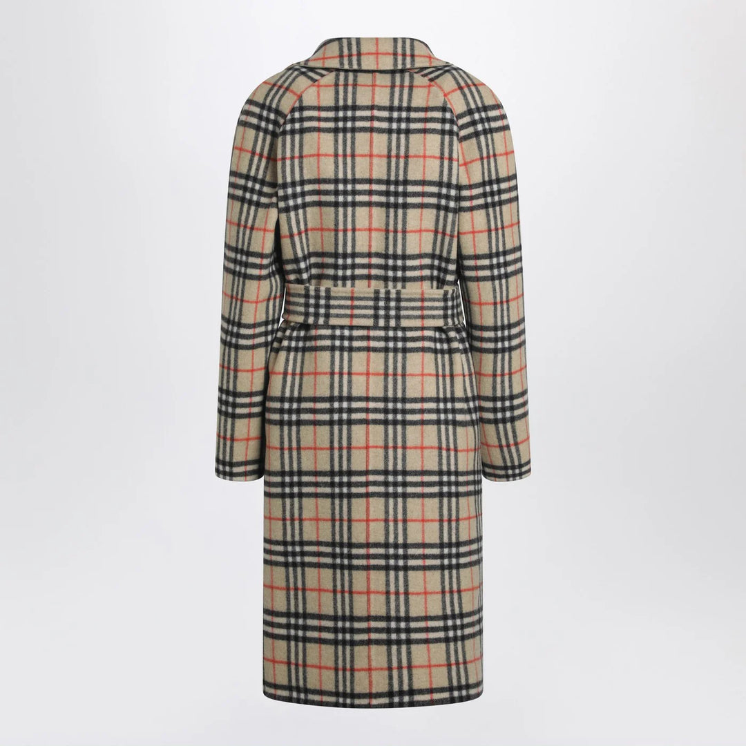 Burberry - Sand reversible wool coat