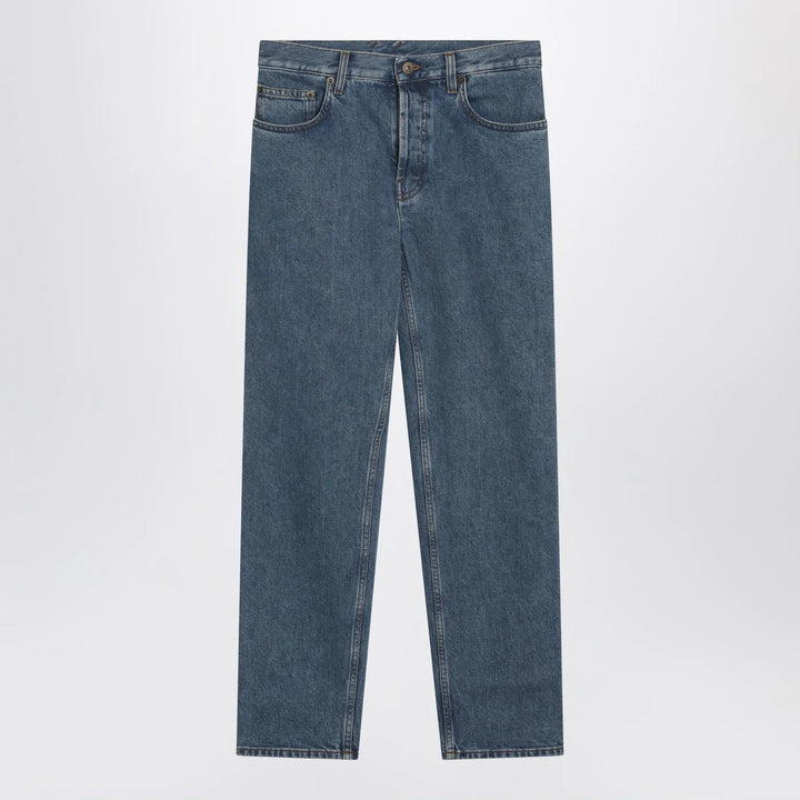 Burberry - Medium-blue regular-fit jeans