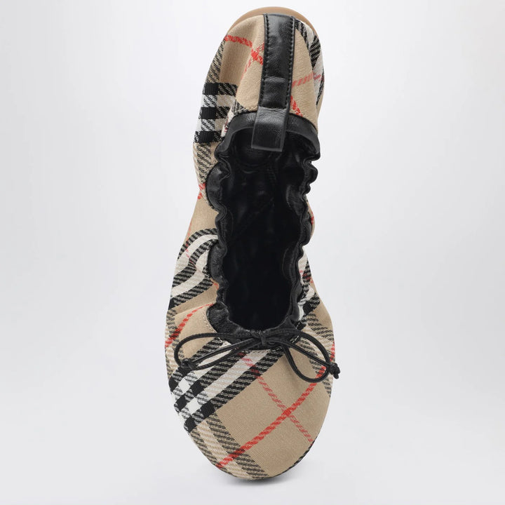 Burberry - Fawn Check ballet flats beige