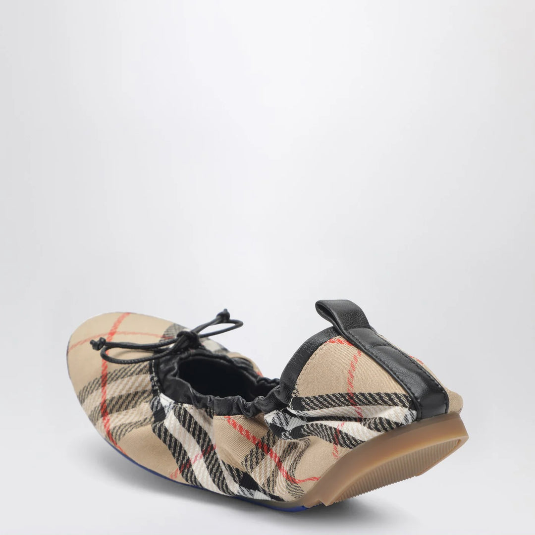 Burberry - Fawn Check ballet flats beige