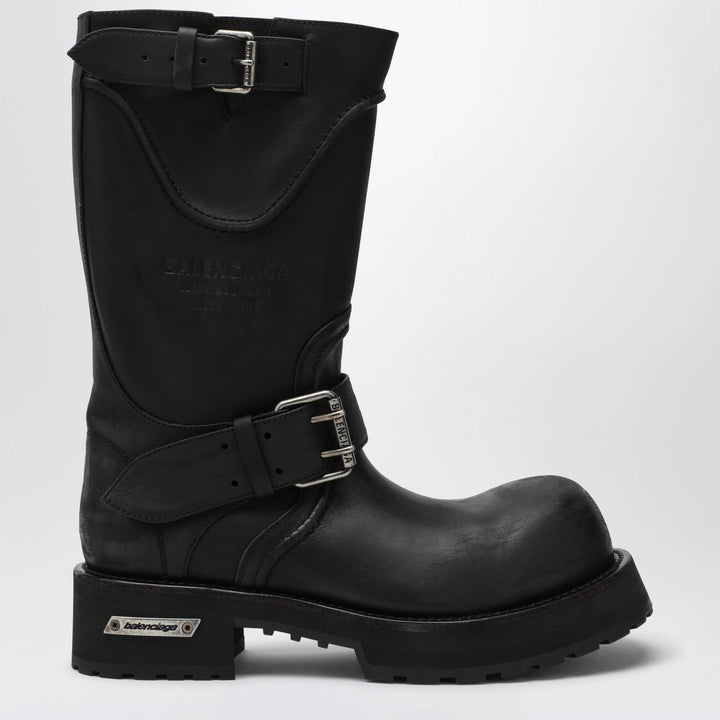 Balenciaga - Venom black calfskin boots