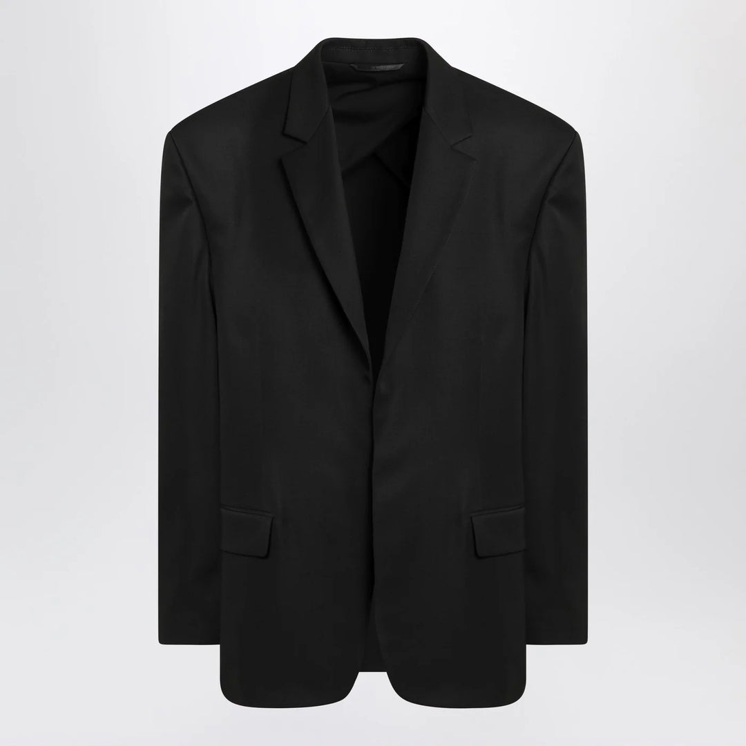 Balenciaga - Single-breasted jacket black in wool