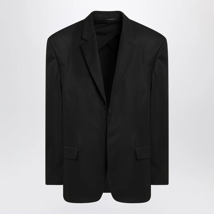 Balenciaga - Single-breasted jacket black in wool