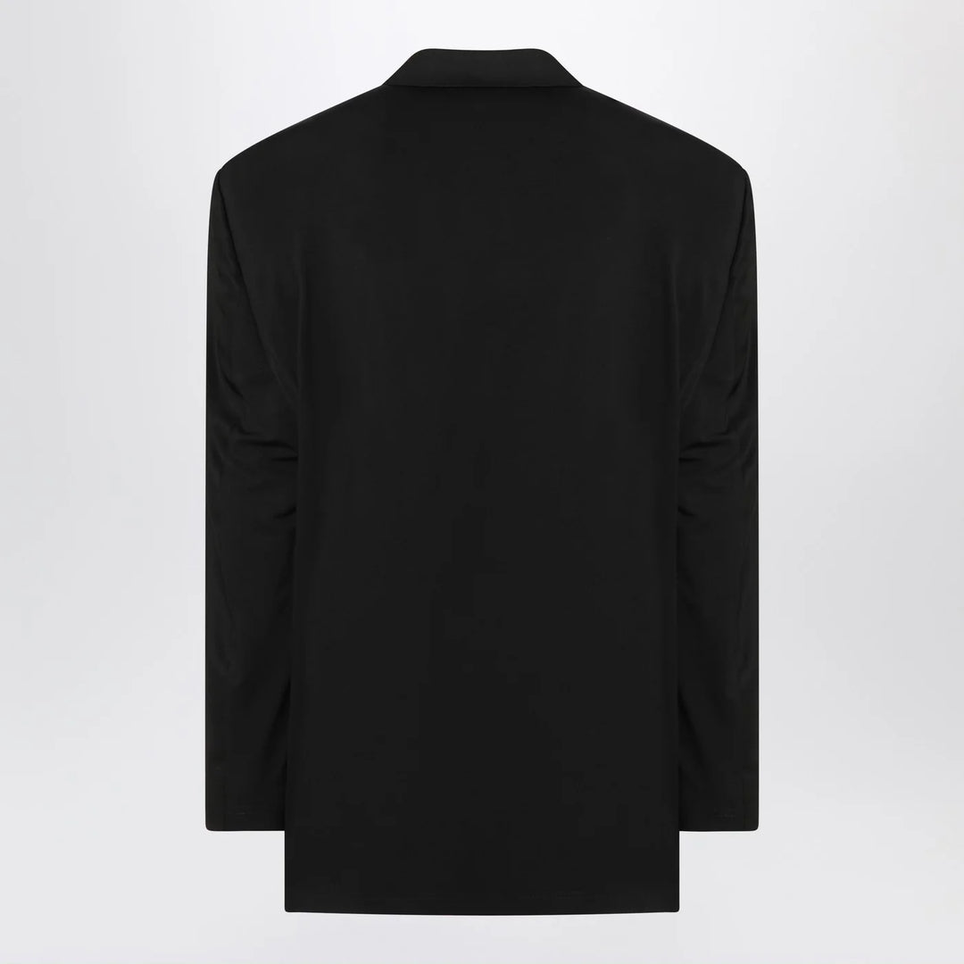 Balenciaga - Single-breasted jacket black in wool
