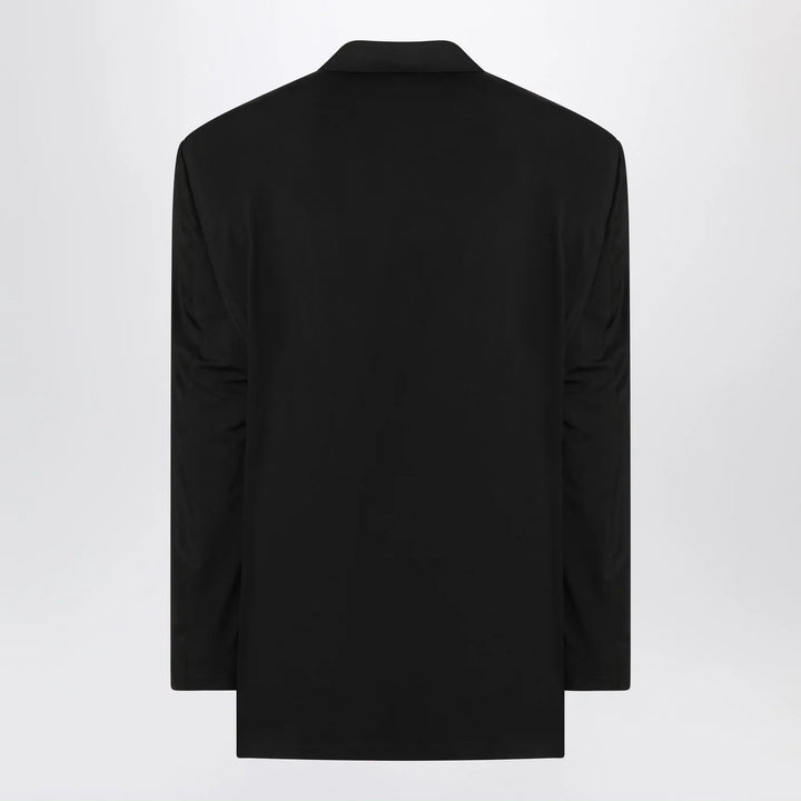 Balenciaga - Single-breasted jacket black in wool
