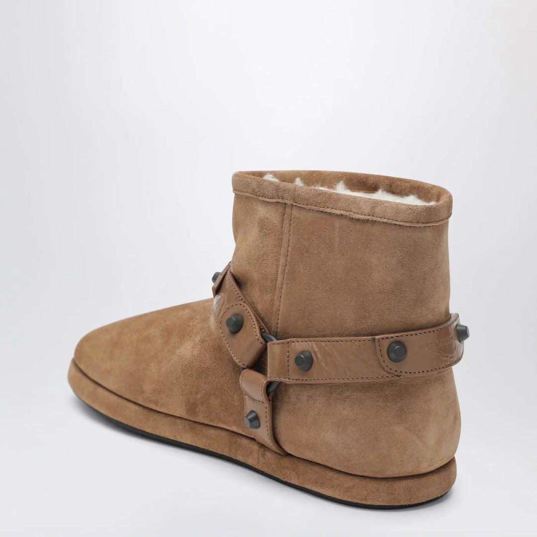 Balenciaga - Alaska Soft camel ankle boots