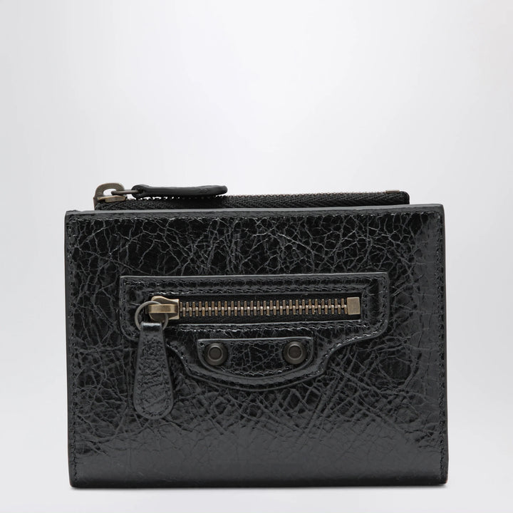 Balenciaga - Le City bi-fold lambskin wallet in black