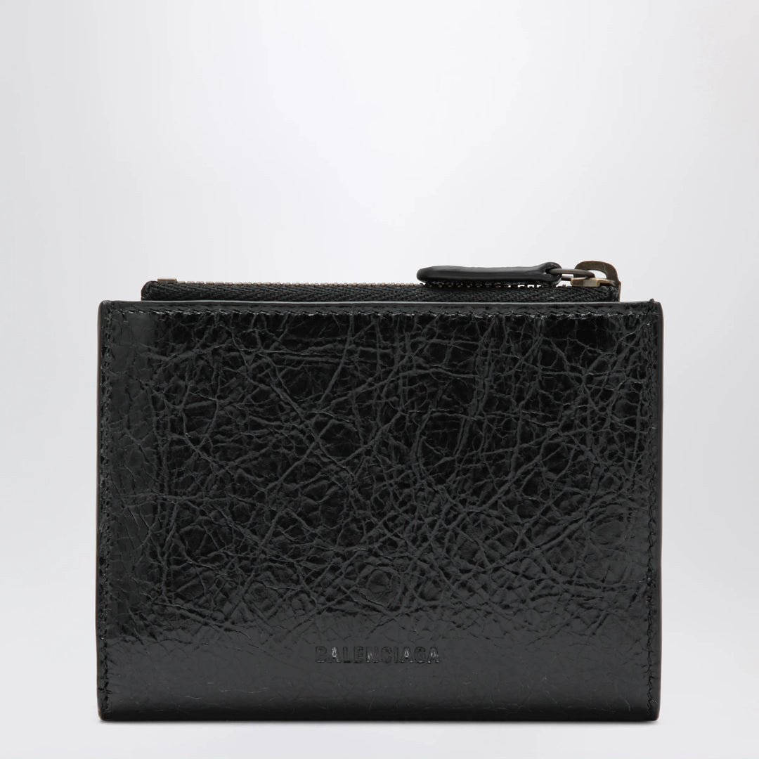 Balenciaga - Le City bi-fold lambskin wallet in black
