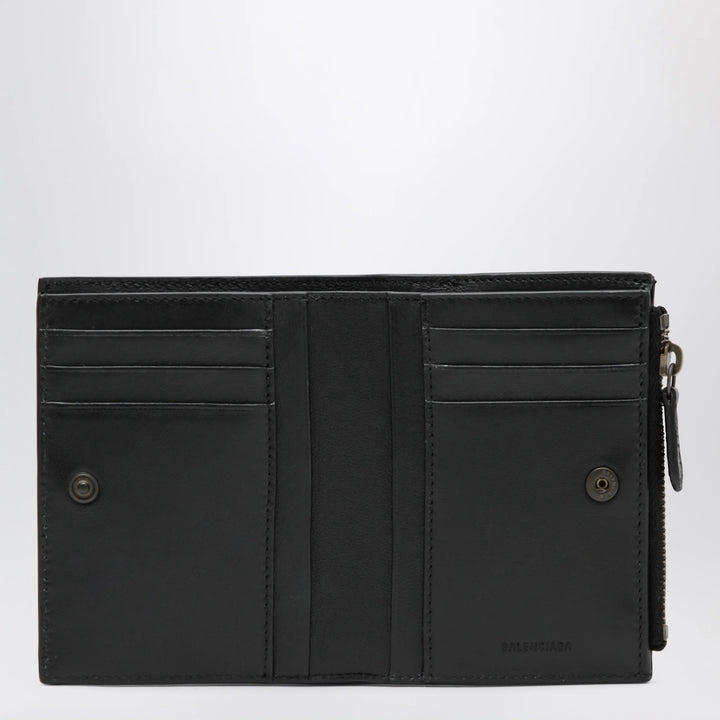 Balenciaga - Le City bi-fold lambskin wallet in black