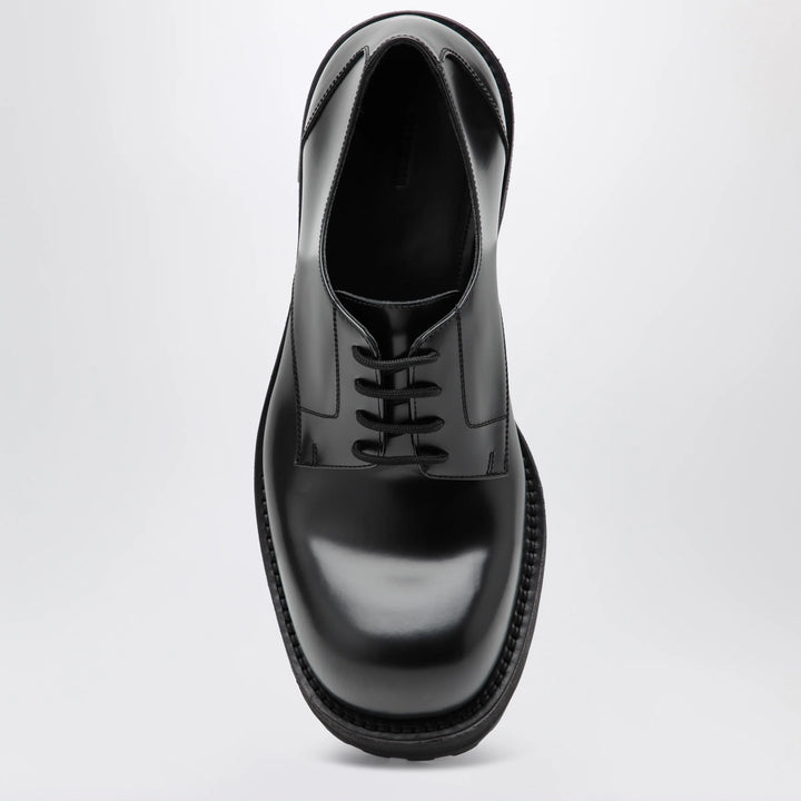 Balenciaga - Denom derby shoes in calfskin leather